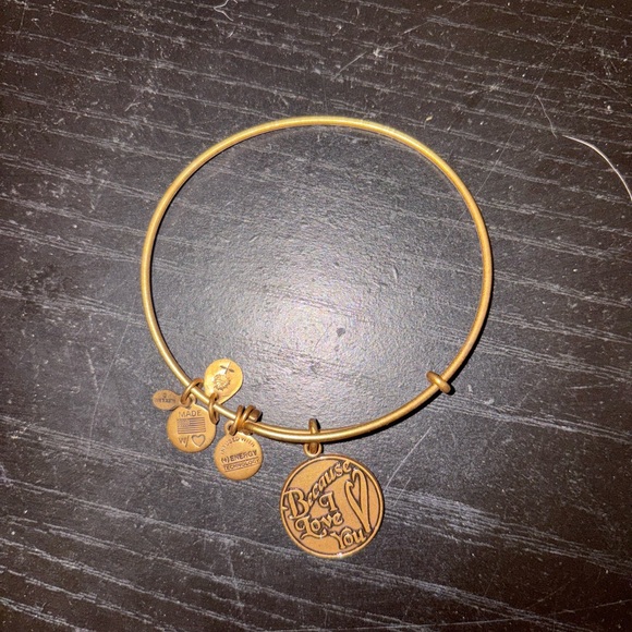 Alex and Ani Jewelry - Alex and Ani Gold Charm Bangle Bracelet